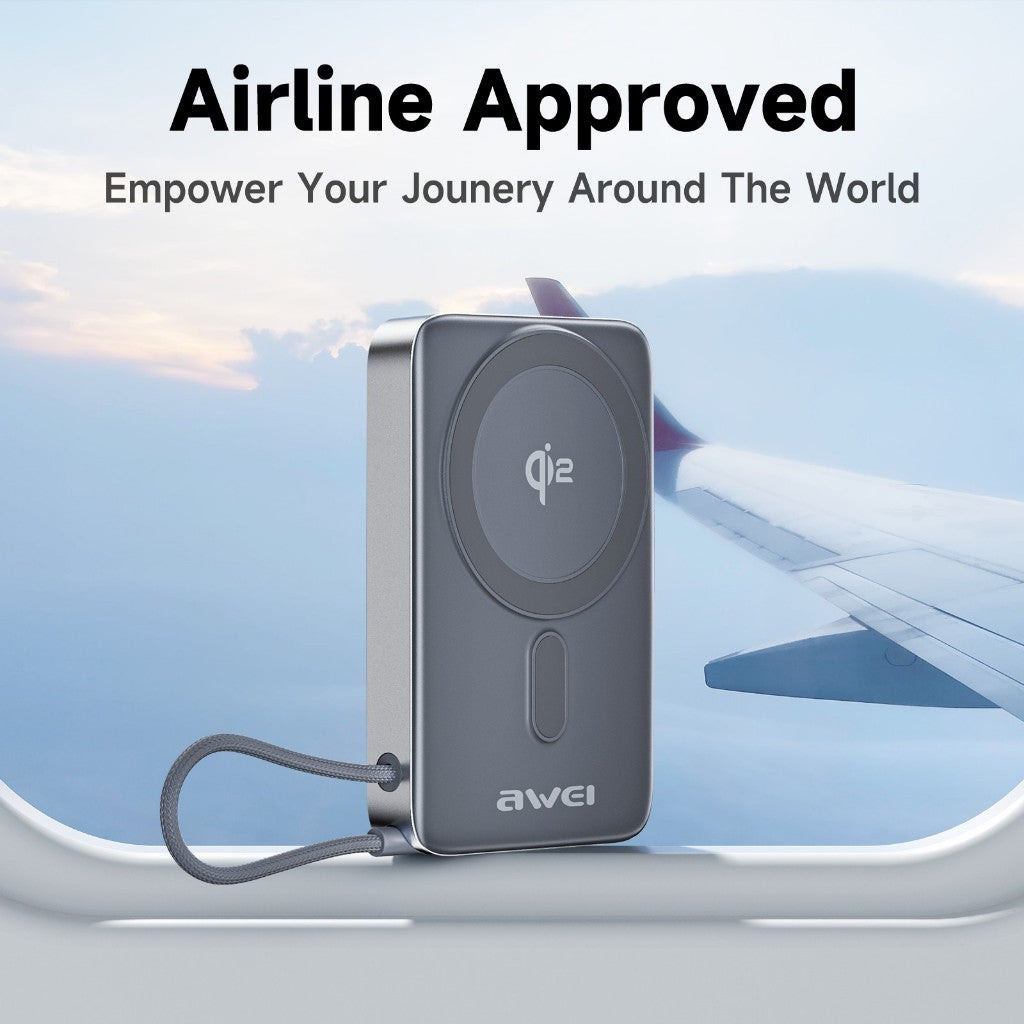 Awei Qi2 35W 10000mAh MagX Magnetic Power Bank